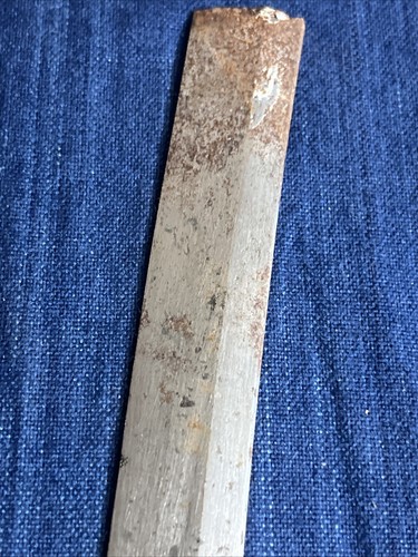 As Is Broken Piece Of Japanese ShotoKatana Tamahagane Paper Knife 75g As Is - Picture 5 of 17