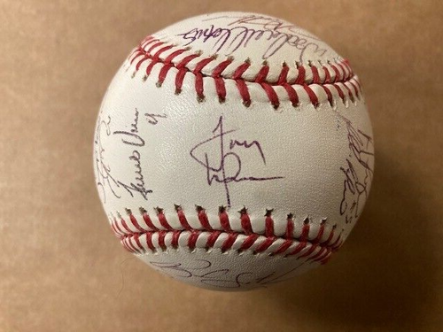 2002 St. Louis Cardinals Team Signed ML Baseball(29sig) Albert Pujols etc JSA - Picture 1 of 7