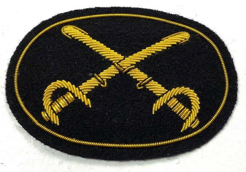 CIVIL WAR CAVALRY HAT CAP KEPI INSIGNIA-LARGE