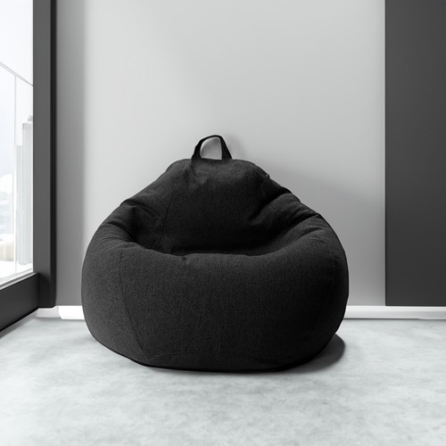 Sitzsack 250L Schwarz mit ECO Füllung Bean Bag Kissen XL - Bild 15 von 15
