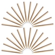 120 Pcs Students Pencils Wooden for Writing Drafting Short Drawing