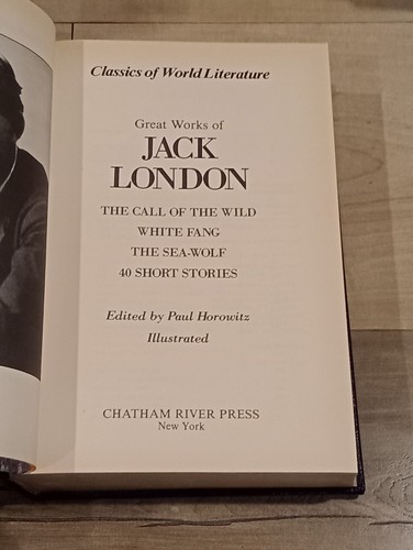 Great Works Of Jack London Genuine Leather 1987 - Imagen 10 de 10