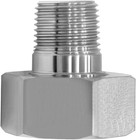 Stainless Garden Hose Adapter 3/8" NPT Male to 3/4" GHT Female Extension Joint R