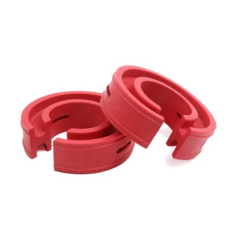 Universal Pack (1) Type-F Red Rubber Shock Absorber Spring Bumper Buffer Cushion - Bild 4 von 4