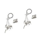 20 PCs Bildhängedraht verstellbares Bildhängedraht für Spiegelaufhängen