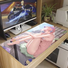 Genshin Impact Sangonomiya Kokomi Keyboard Mouse Pad Gaming Desk Playmat Mat