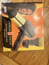 Gold N Hot Professional Ionic Detachable Hair Dryer and Styler NEW Open Box