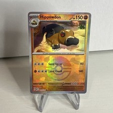 Pokémon TCG Hippowdon Prismatic Evolutions Masterball Holo Card 053/131