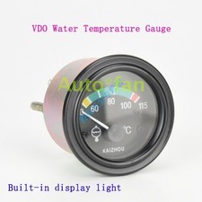 1 Pc. New VDO Water Temperature Gauge 12V/24V For Diesel Generator