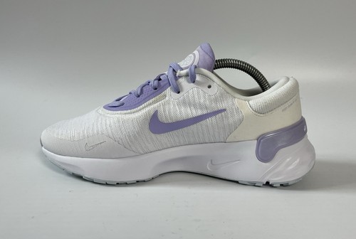 Nike Renew Run 4 Turnschuhe weiß und lila Fitnessschuhe Jogging Laufen Größe 5,5 UK - Bild 3 von 9