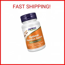 NOW Foods Supplements, Optimal Digestive System, Full Spectrum Enzymes, 90 Veg C
