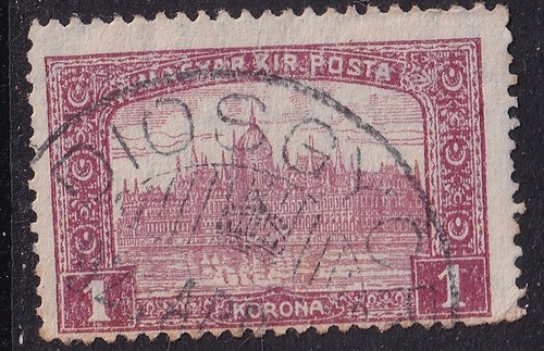 HUNGARY MAGYAR POSTMARK / CANCEL "DIOSGYOR" 1921