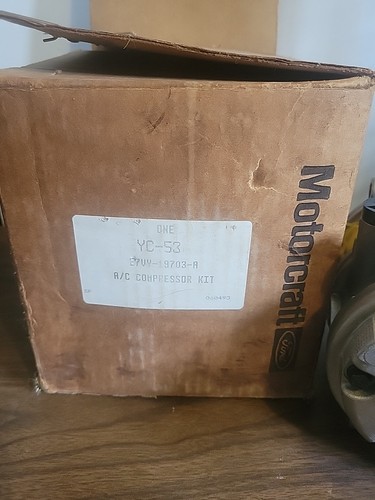 Motorcraft A/C Compressor Assembly YC-53 (E7VY-19703-A) NOS - Picture 11 of 11