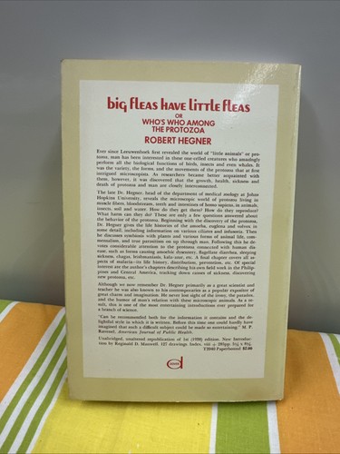 Les grosses puces ont de petites puces ; ou qui est qui parmi les protozoaires ; Robert Hegner ; PB - Photo 6/6