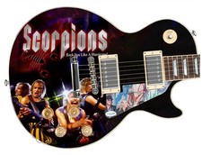 Scorpions Autographed Custom Graphics Guitar ACOA