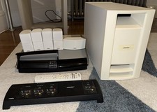 Bose 5.1 Surround White Home Theater Speaker System with Remote, Subwoofer
