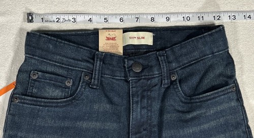Levi's 511 Slim Denim Blue Jeans Gr. 12 26W x 27L Neu Mit Etikett - Bild 14 von 19