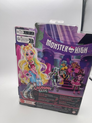 Monster High Lagoona bambola blu con Nettuno e accessori - Foto 4 di 7