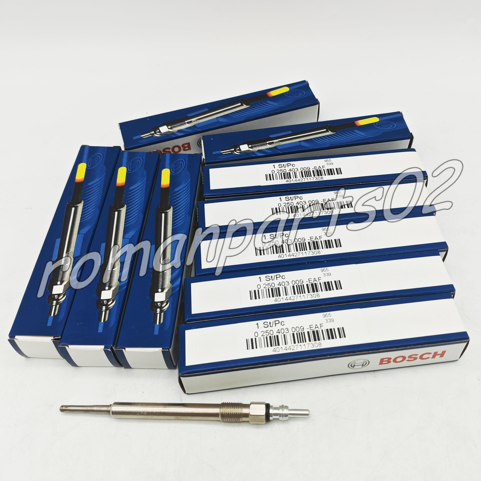 10X Bosch 0250403009 Diesel Glow Plug for Audi Q5 Q7 Porsche Cayenne VW Touareg
