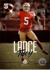 2021 Panini Chronicles #204 Trey Lance Luminance Update Rookies Green