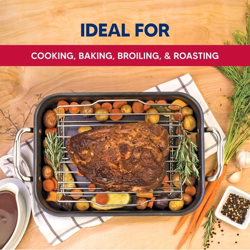 HIC Harold Import Co. Adjustable Baking Broiling Roasting Rack