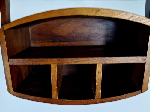 B. Smith "The Cellar" Macys Holz Caddy Utensil Schreibtisch Gartenwerkzeug Organizer  - Bild 6 von 12