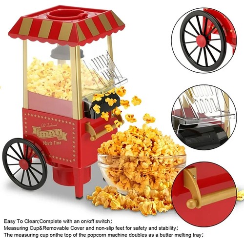 16 Hot Nostalgia Popcorn Maker Air Style Vintage Machine Theater Popcorn Cups - Picture 8 of 9