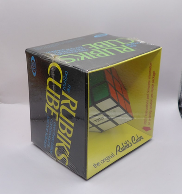 New Sealed Box Vintage Original 1980 Rubik's Cube Toy Ideal Toys