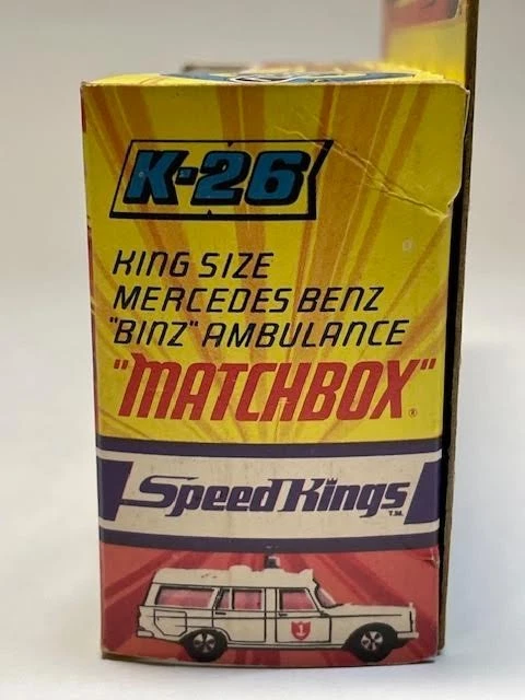 Matchbox Lesney King Size Mercedes Ambulance #K26 BOXED - Image 4 of 4