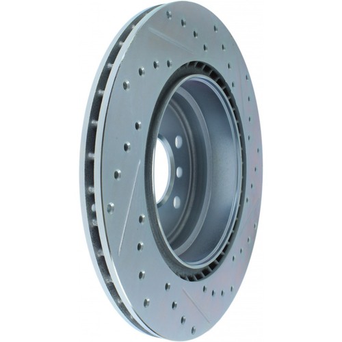 StopTech For BMW 335d 2009 2010 2011 Rear Passenger Side Brake Rotor Slotted - Picture 5 of 8