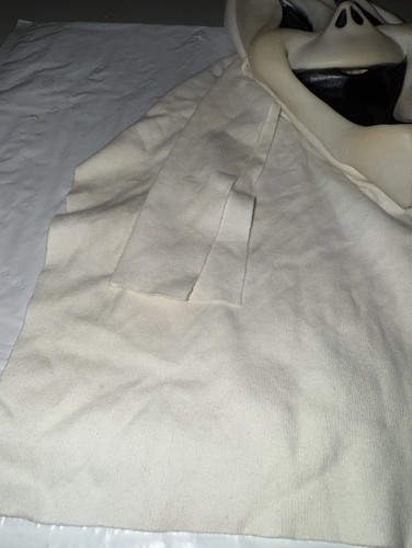 Máscara de Halloween Fun World Div Gen 1 Silly Ghost cubierta de algodón blanca 1992-1995 - Imagen 5 de 11