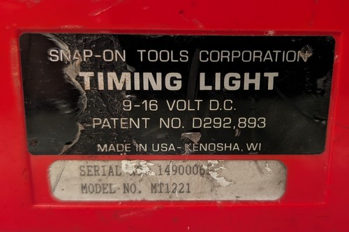 SNAP-ON vintage timing light model # 1221 - tested and working - Picture 5 of 9