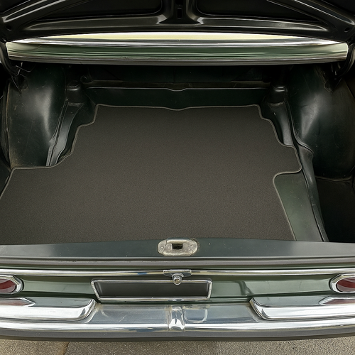 Black Trunk Carpet Mat, compatible with Mercedes W115 - Picture 5 of 5