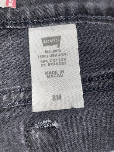 Levi's perfekt schlankmachender Boot Cut 512 Damenjeans 8 Medium – schwarz – mittlerer Bund - Bild 3 von 10