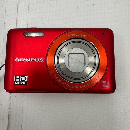 Olympus VG-120 Digital Camera, 14 MP, 5x Wide Zoom Lens, SD Card, HD, No Charger - Picture 1 of 7