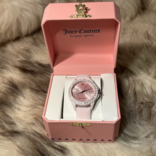 New In Box! Juicy Couture Ladies’ Watch - Pretty In Pink - Picture 1 of 5