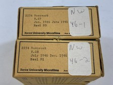 1946  Newsweek Magazine On MicroFilm ~ Like a time capsule on film.