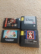 4 Sega Genesis Games (Sonic 2, NBA Live 96, Madden Football 93, NBA Jam TE)