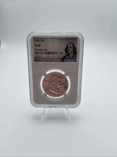1963 Franklin Silver Half Dollar NGC PF68