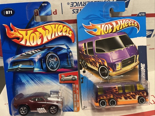 Hot Wheels 21 Stück, Hot Hubs, Wohnmobil Flintstones Tow Jam Vette Camaro #B - Bild 6 von 13