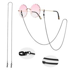Glasses Chain for Women 75cm - Stainless Steel Eyeglass Holder with Anti-Slip...