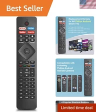 Advanced Infrared Remote for Philips Smart TVs - Quick Access & No Programming