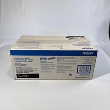 Brother TN-750 High Yield Black Toner Cartridge New Genuine OEM Printer Ink