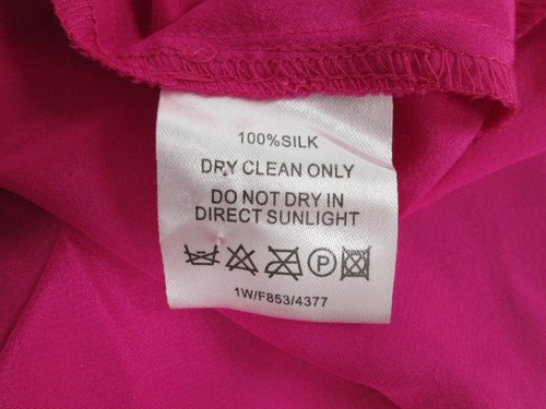 Fenn Wright Mason 100% Silk Pink Tie Detail Knee Length Dress Ladies Size UK 14 - Picture 4 of 4