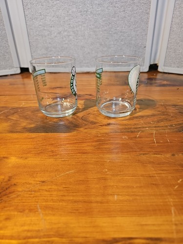2 Vintage 1986 Boston Celtics NBA World Champions 4" Drinking Glass by Mobil - Picture 4 of 10