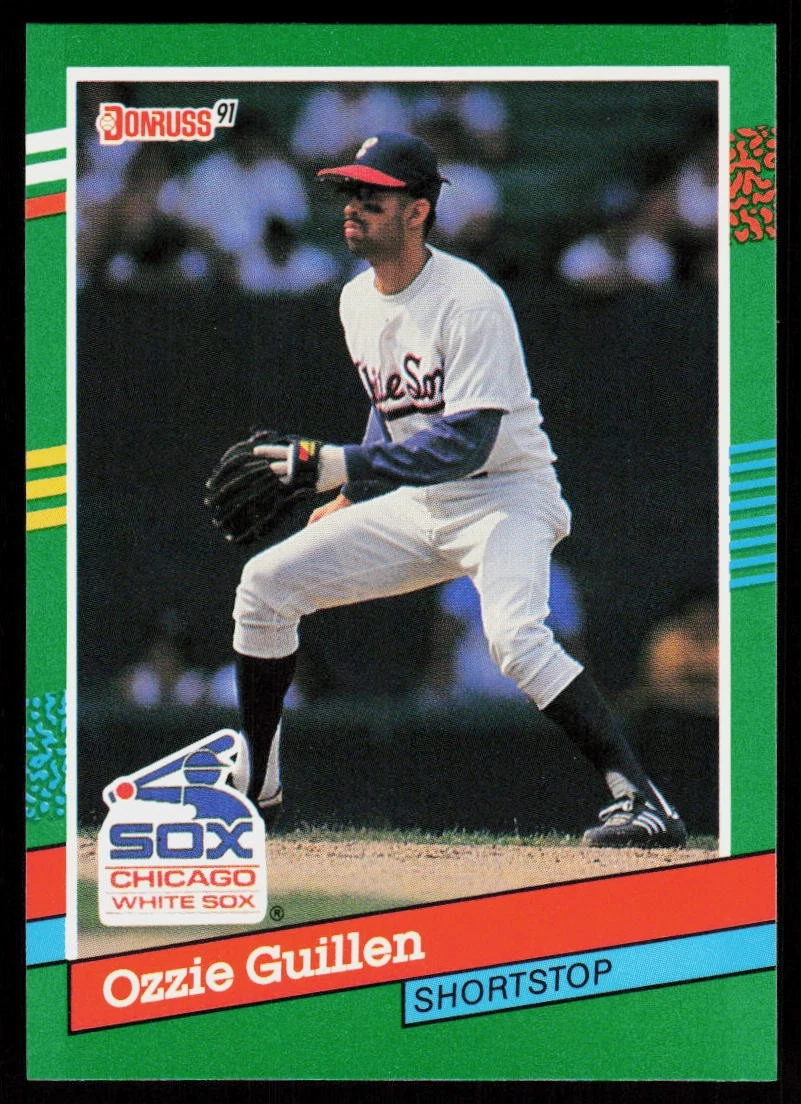 1991 Donruss Ozzie Guillen #577a BASEBALL Chicago White Sox