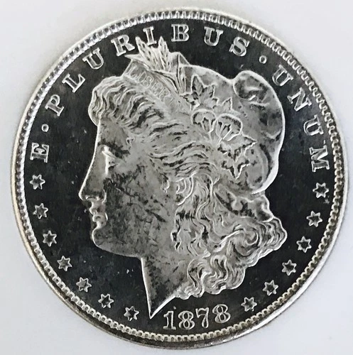 1878 S MORGAN DOLLAR! GEM BU+++! BEYOND BEAUTIFUL PROOF LIKE MIRRORS!  NR #K2851