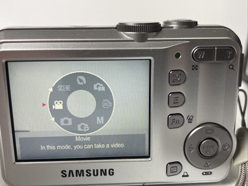 Samsung Digital Camera S860 CCD Y2K Compact Silver 8.1 MP With SD. Working Great - Picture 19 of 24