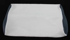 Derila Memory Foam Cooling Pillowcase AP2 White/Blue Size: 20" x 12" x 4" 