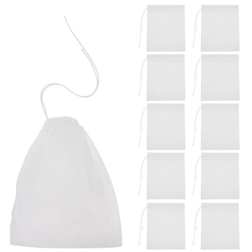  Bolsas de té reutilizables de 500 piezas: bolsas de especias vacías de 4x3 pulgadas para cocinar sopa - cordón - Imagen 5 de 12